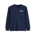 Long Sleeve Shirt Cotton, Navy