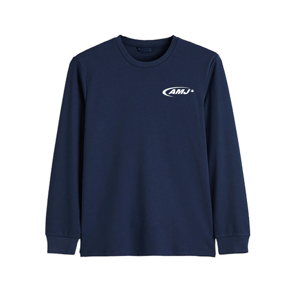 Long Sleeve Shirt Cotton, Navy